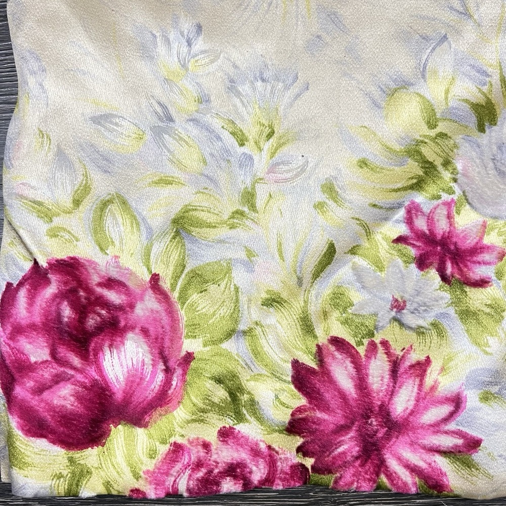 VTG Bergdorf Goodman Miss Bergdorf Floral Midi Skirt Romantic Cottagecore Rare - Picture 3 of 12